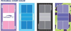 màu PICKLEBALL 3D IBTFLOR